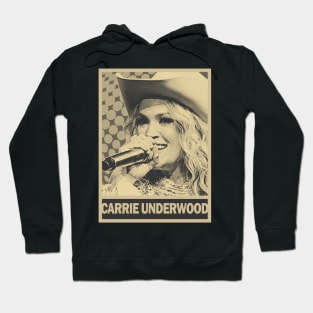 carrie underwood - brown cream Hoodie